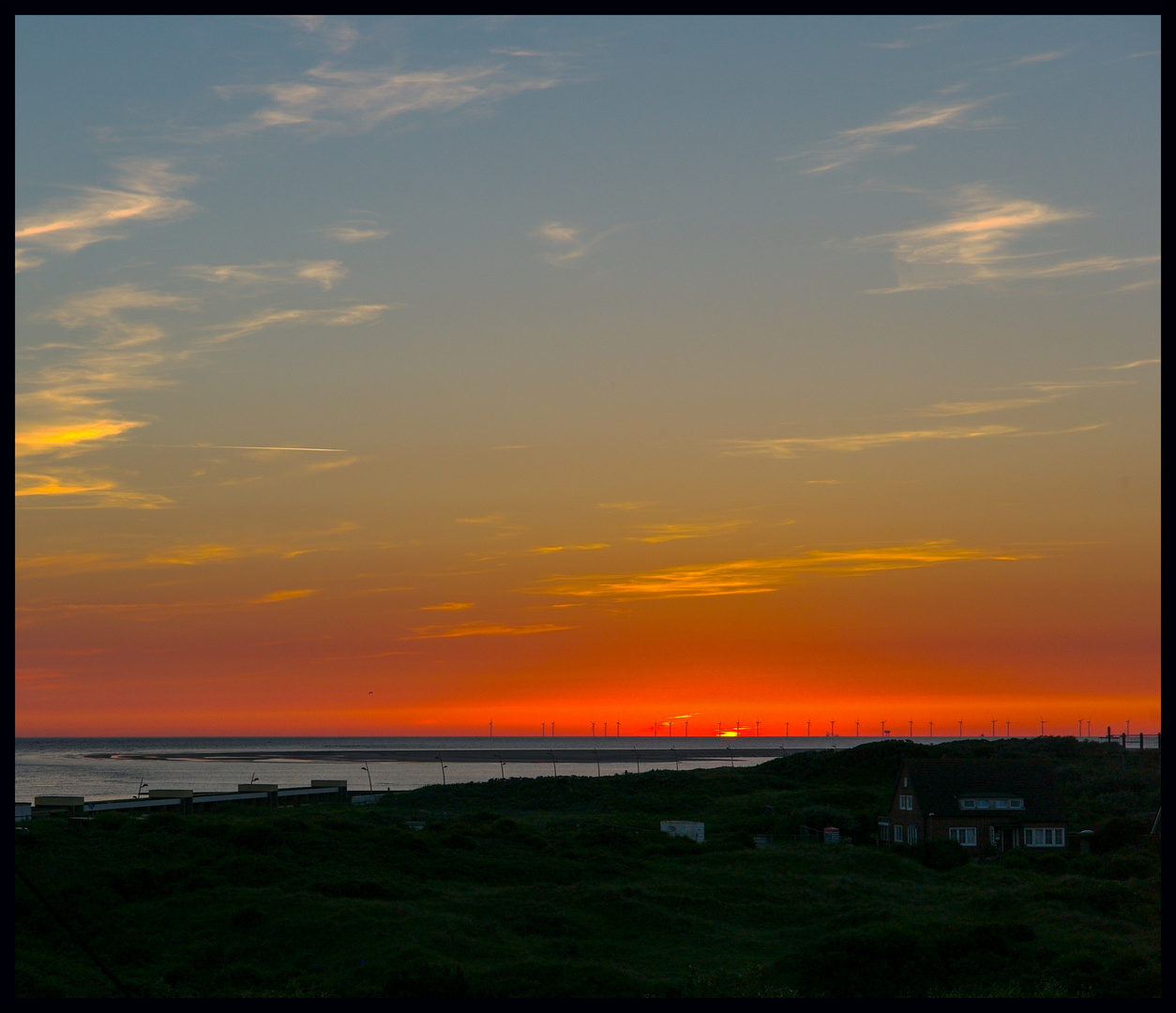 letzte sonne auf borkum