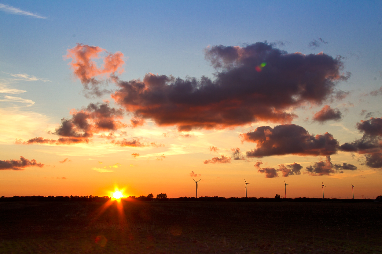 Letzte Sonnenstrahlen