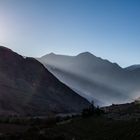 Letzte Sonnenstrahlen im Valle del Elqui, Chile