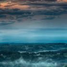 Letzte Sonnenstrahlen nach dem Gewitter