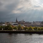 Letzte Sonnenstrahlen über Londonderry