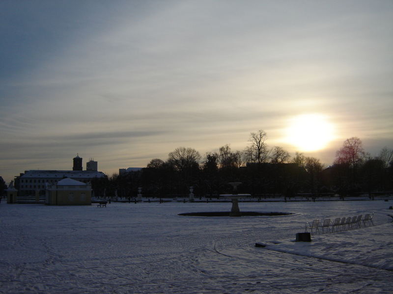 Letzte Sonnenstunden an einem Wintertag...