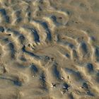 letzte Spuren im Sand