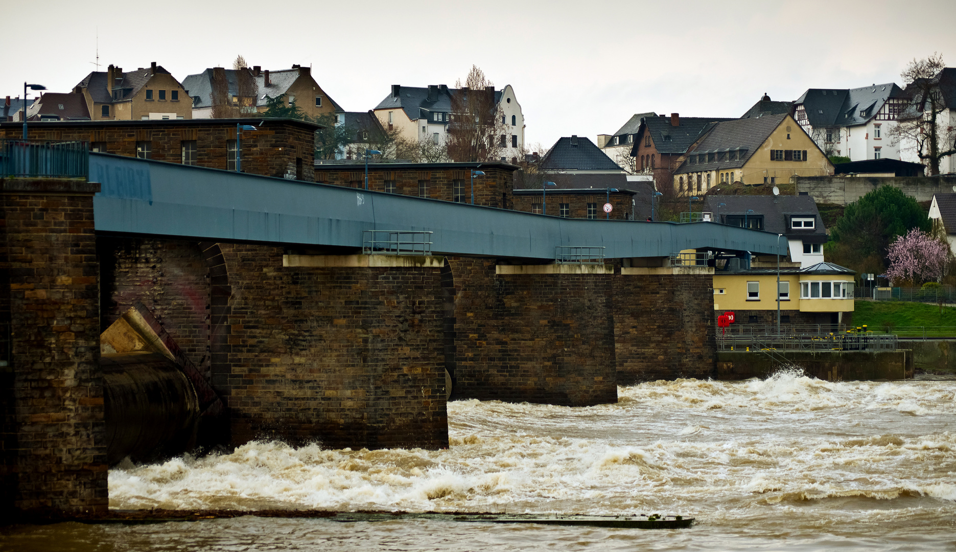 Letzte Staustufe der Mosel