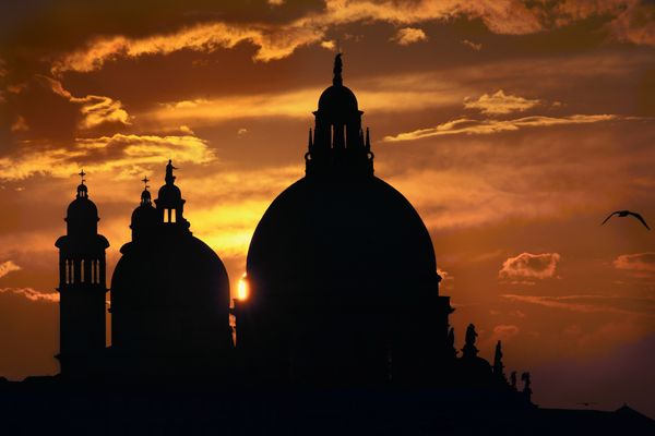 Letzte Strahlen. Santa Maria della Salute