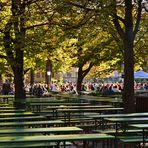 letzte Tage im Biergarten