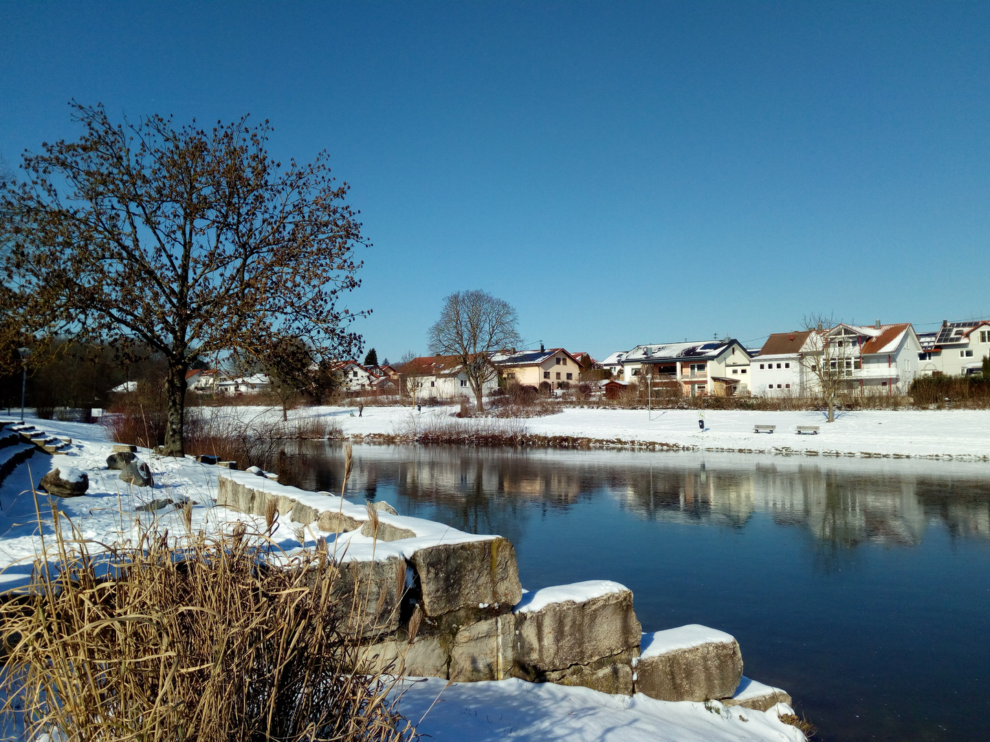 Letzte Wintertage am See ? Spiegeltag 16.2.2021