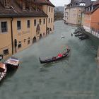 Letzte Woche beim Hochwasser in Würzburg ...