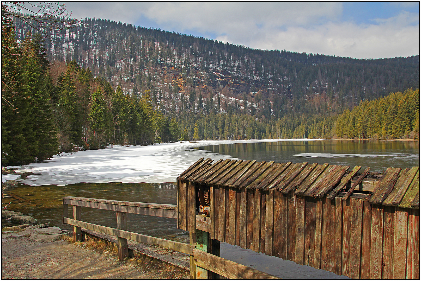 Letzten Montag am Großen Arbersee