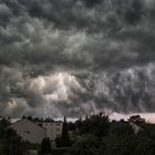 Letztens schaute ich abends aus dem Fenster