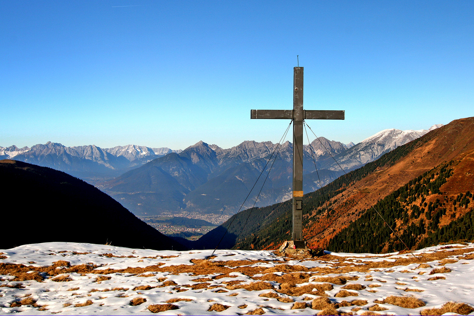 Letzter Blick vom Sonntagsköpfl, bevor es zu schneit