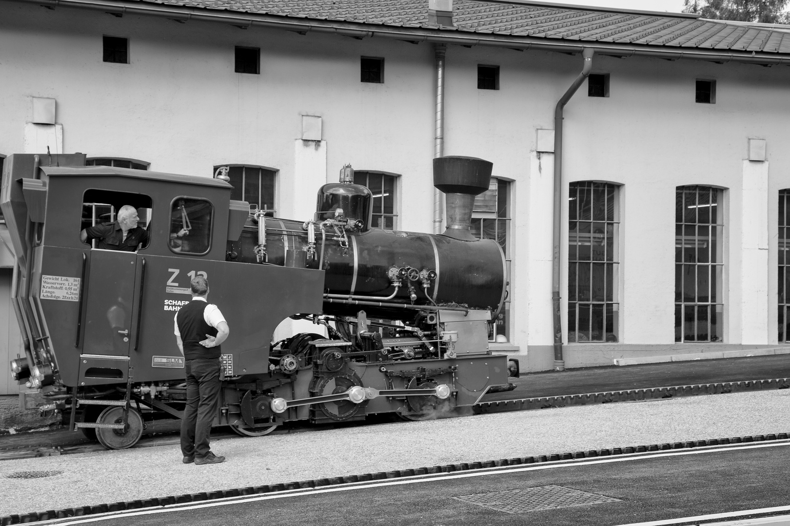 Letzter Check vor der Bergfahrt