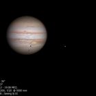 letzter Jupiter der Saison mit 2 Monden