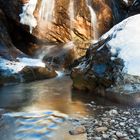 Letzter Schnee in der Bärenschützklamm