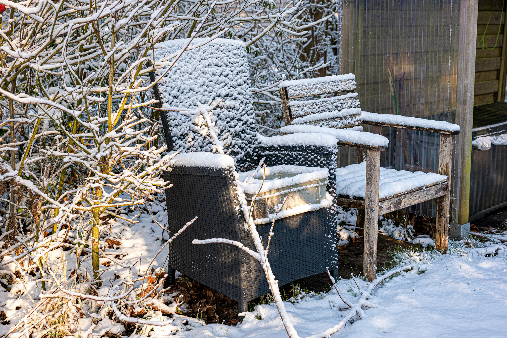 Letzter Schnee in Reinbek