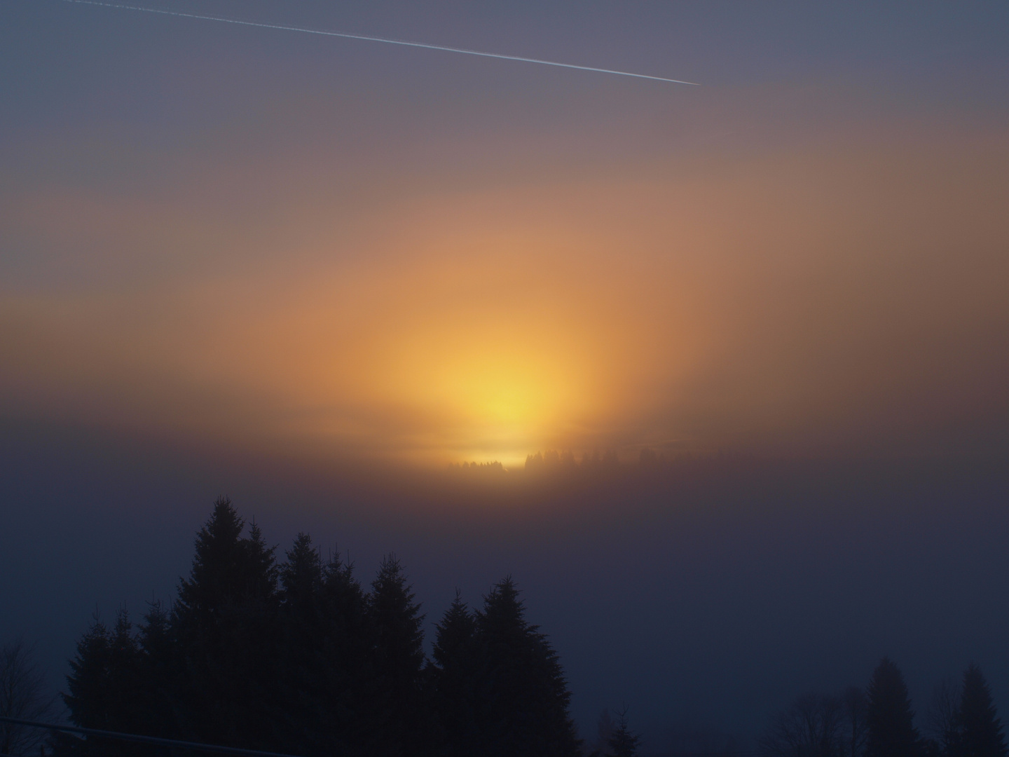 Letzter Sonnenaufgang 2010...