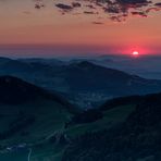 Letzter Sonnenaufgang im August