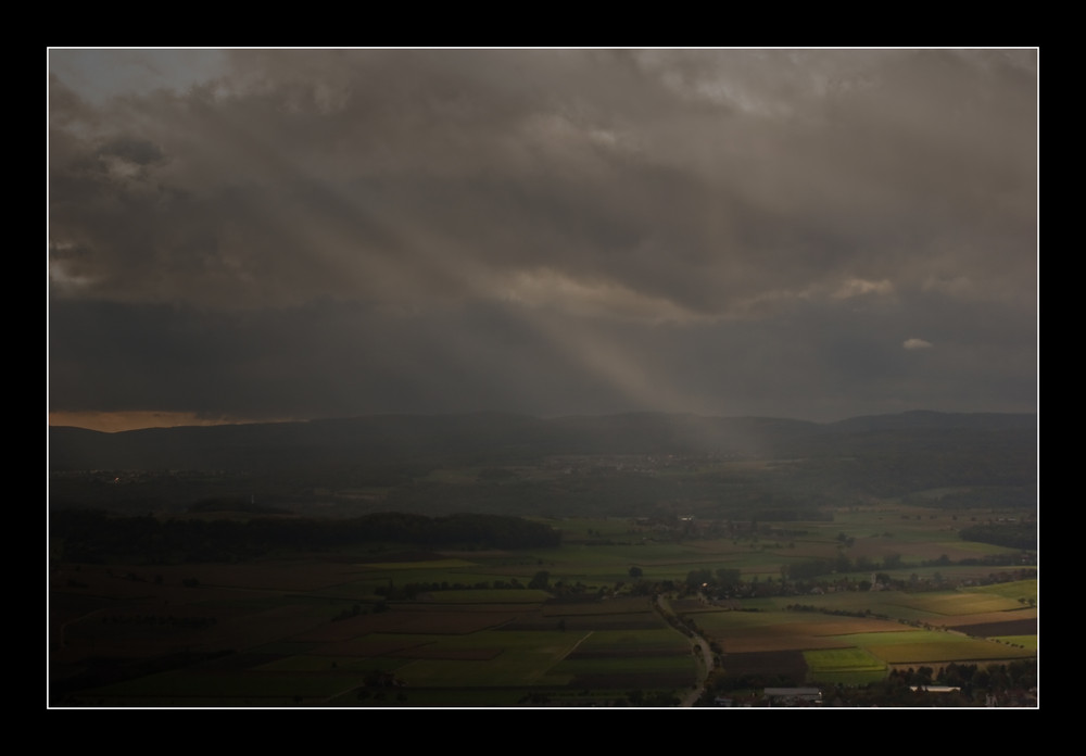 letzter Sonnenstrahl...