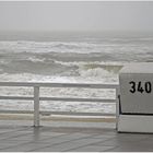 Letzter Strandkorb vor England