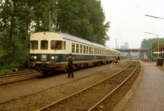 Letzter Tag, Personenverkehr am 01.06.1984, im Bf. Oesede