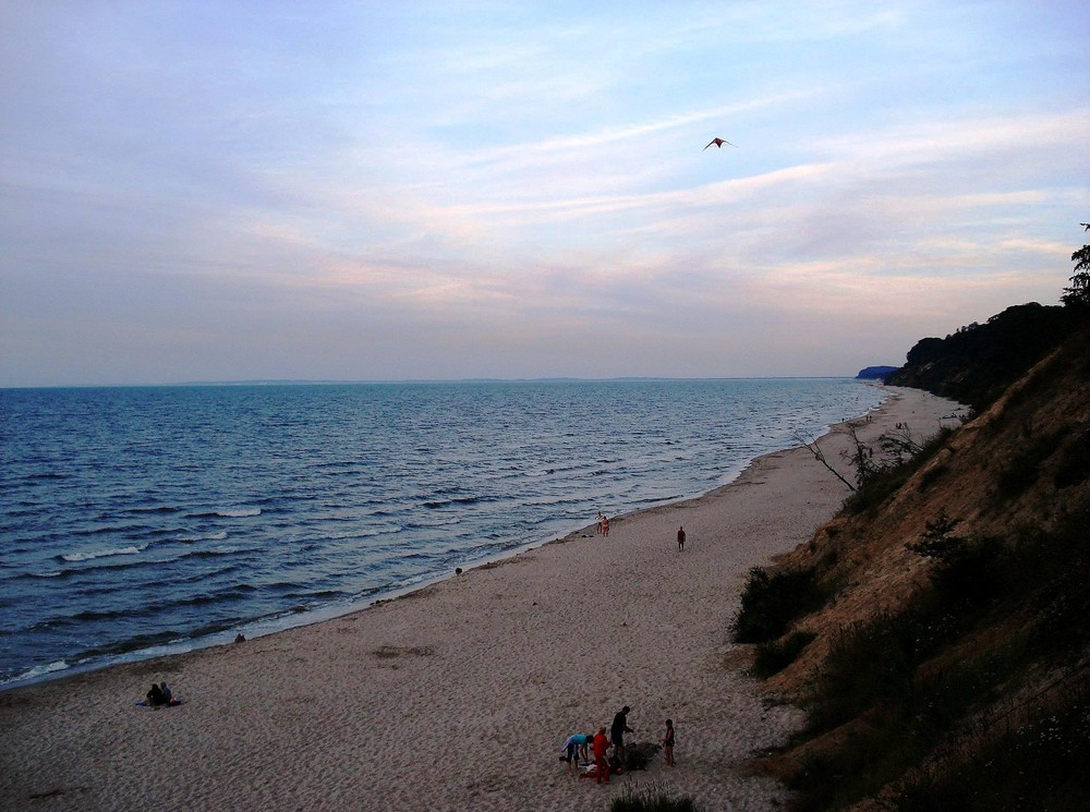 Letzter Urlaubsabend am Meer