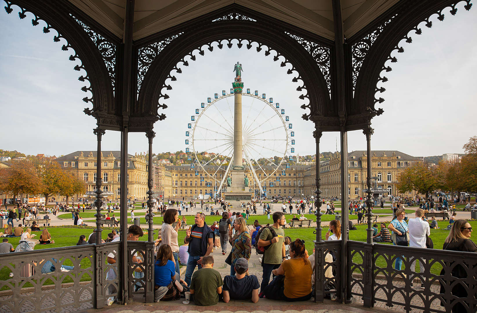 Letzter warmer Herbsttag in Stuttgart