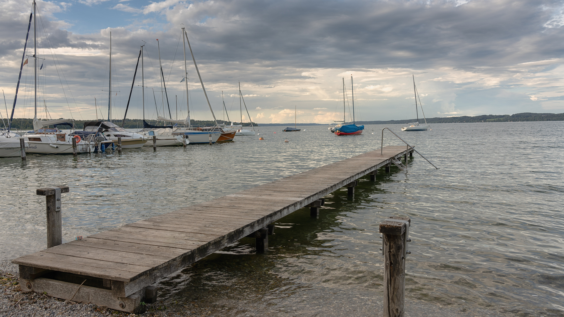 Letztes Abendlicht am Ammersee