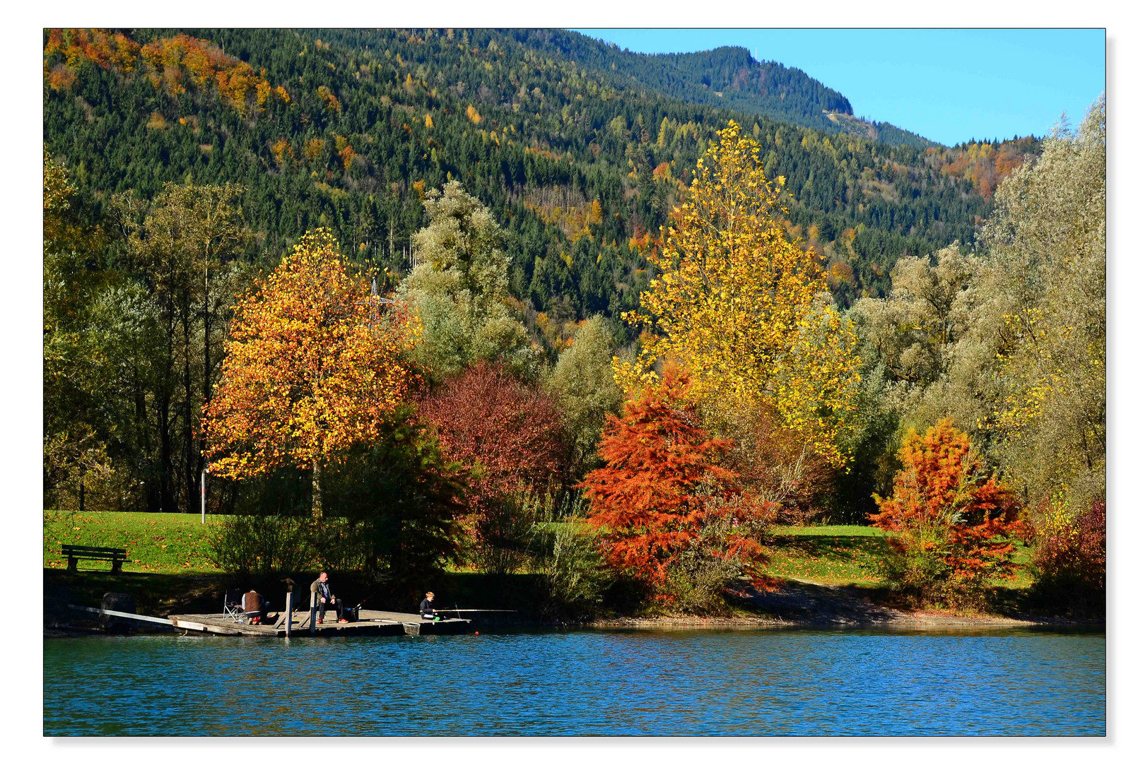 Letztes Ansitzen der Fischer am Bürgerausee in Kuchl