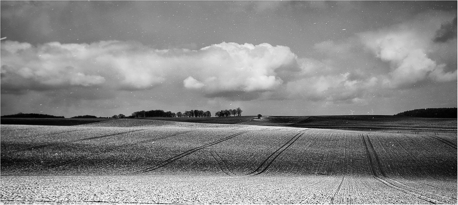 Letztes Aufbegehren des Winters ...