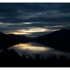 Letztes Licht am großen Alpsee