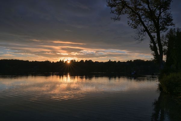 Letztes Licht am Pilsensee