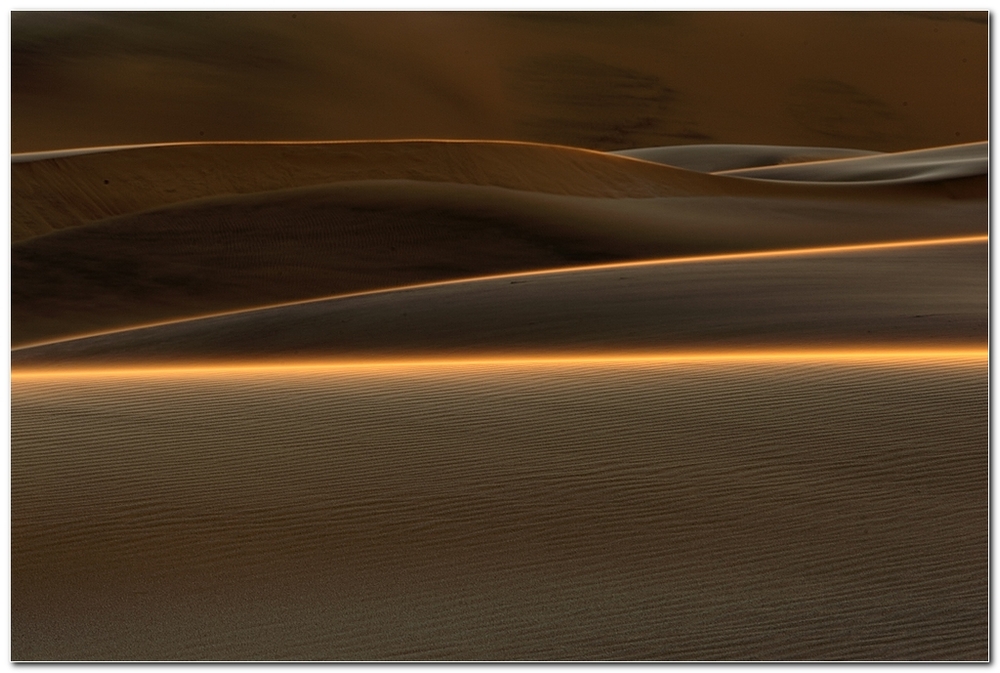 Letztes Licht bei den Duenen - Last light at the dunes