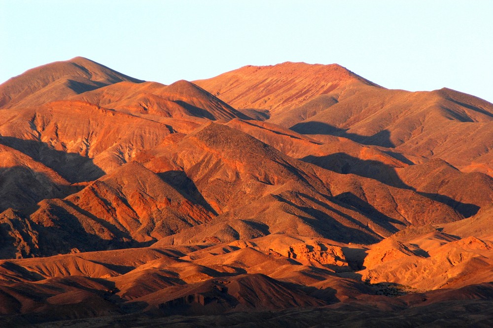 letztes Licht im Death Valley