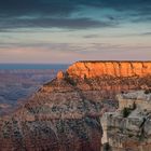 Letztes Licht im Grand Canyon