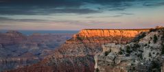 Letztes Licht im Grand Canyon