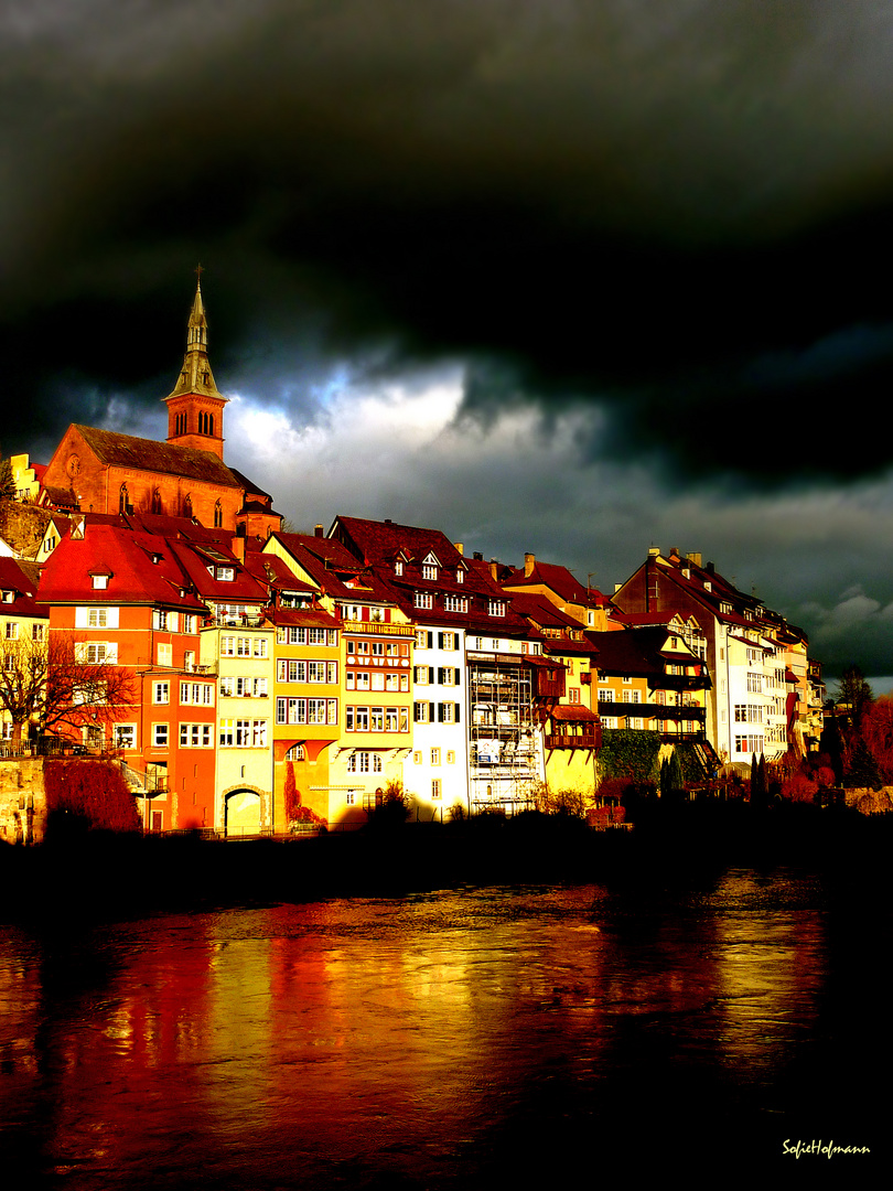 Letztes Sonnenlicht - Laufenburg