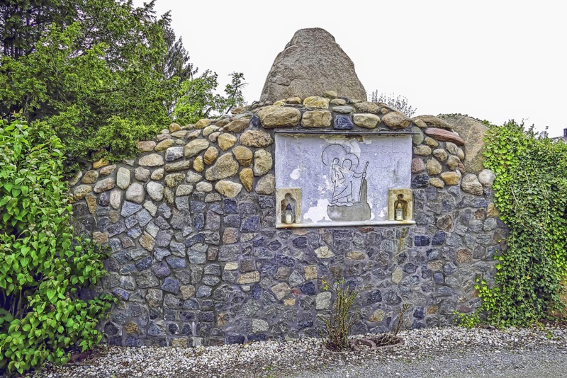 Letztes Stück Stadtmauer in Bad Schmiedeberg