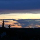 Leubsdorf im Sonnenuntergang