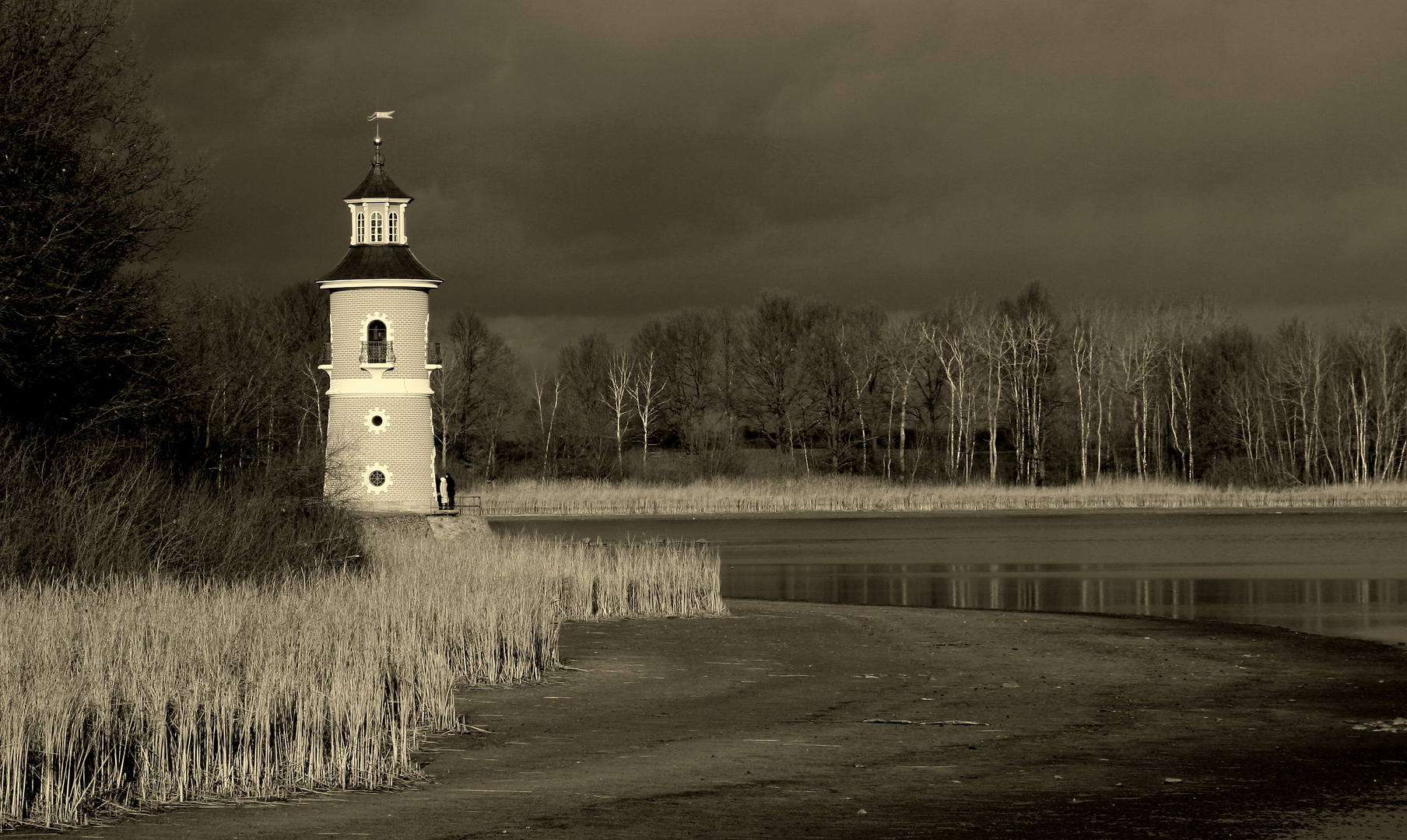 leucht-turm bei der arbeit :