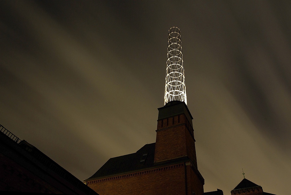 Leucht-Turm in der Speicherstadt