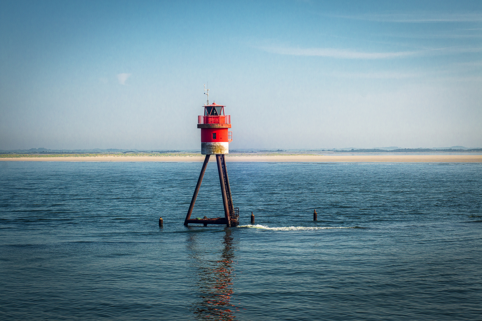 Leuchtboje vor Borkum