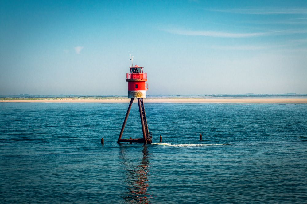 Leuchtboje vor Borkum