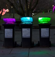 Leuchte Mülltonen