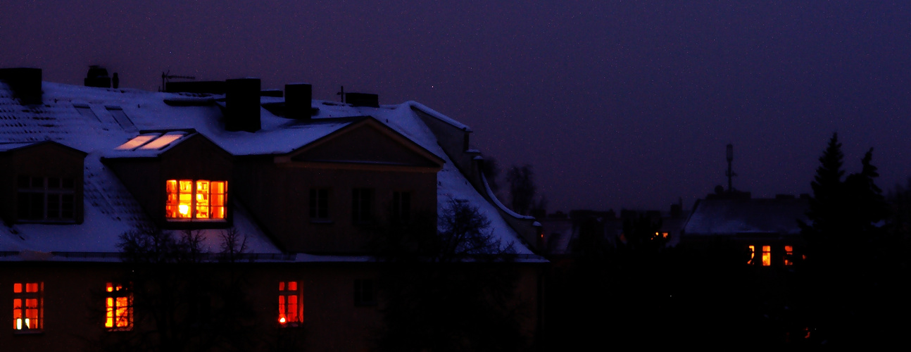 Leuchten zwischen Schnee