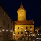 Leuchtenburg bei Nacht