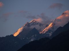 Leuchtende Berge