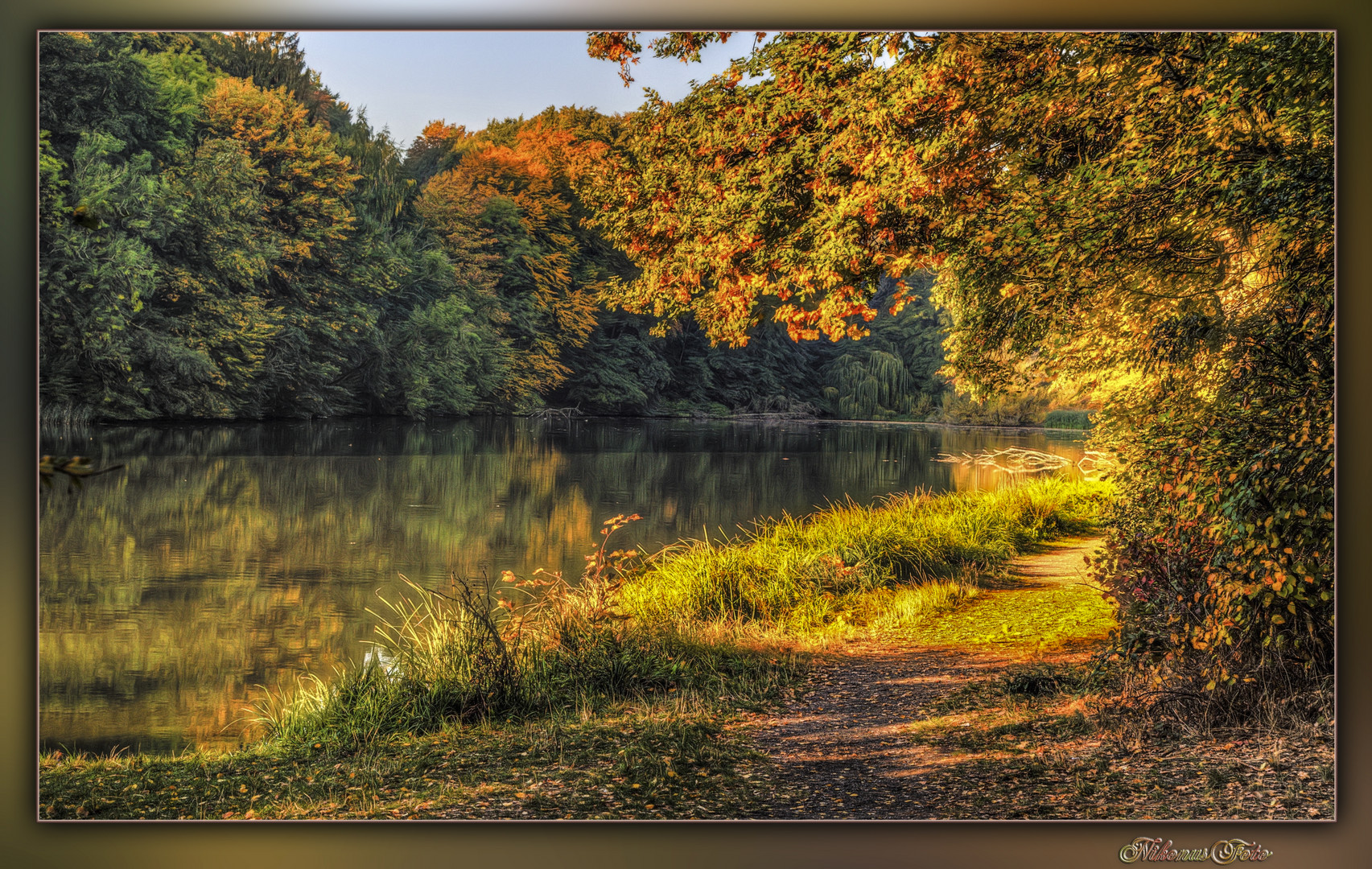 leuchtende Herbstfarben 