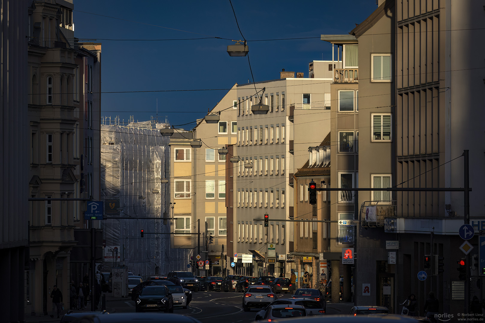 Leuchtende Karlstraße