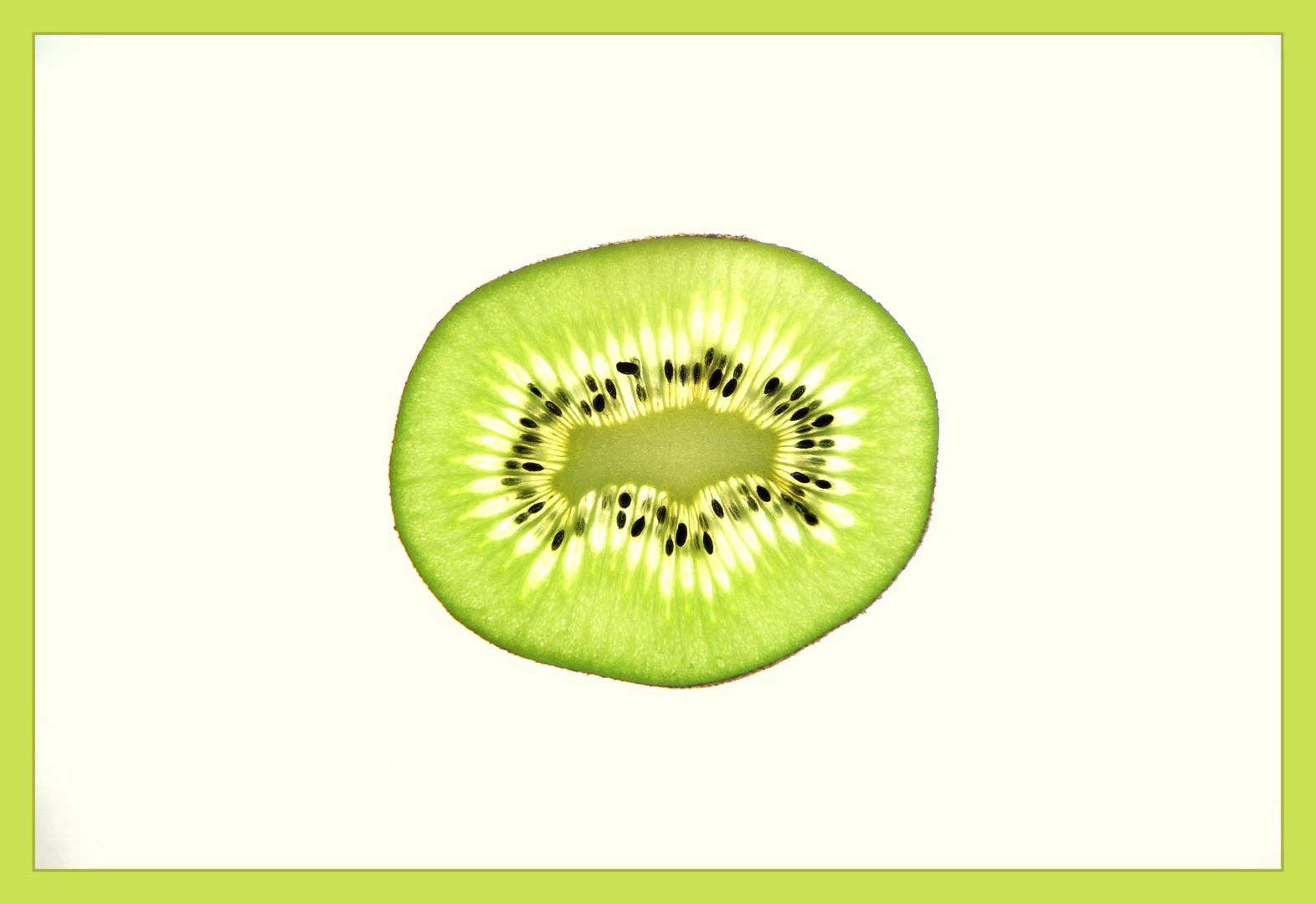 Leuchtende Kiwi