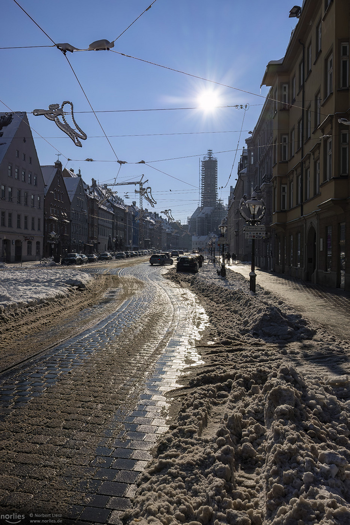 Leuchtende Maximilianstraße